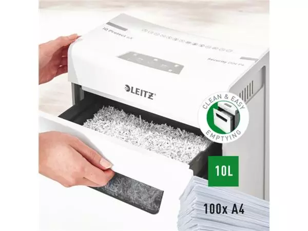 Een Papiervernietiger Leitz IQ Protect Premium 6X P4 snippers koop je bij Kantorice office & business supplies