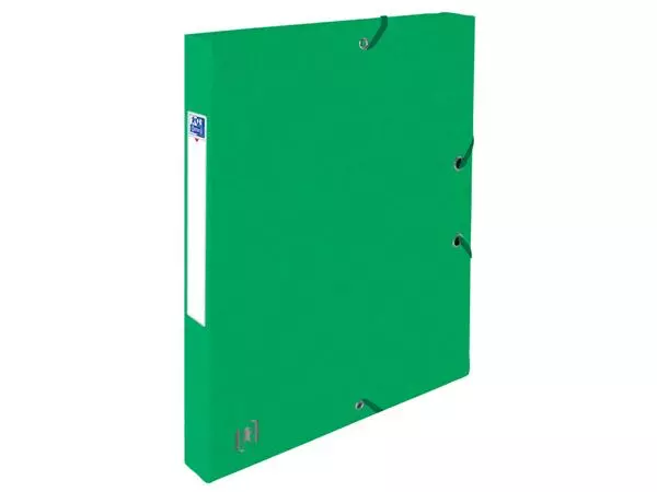 Een Elastobox Oxford Top File+ A4 25mm groen koop je bij All Office Kuipers BV