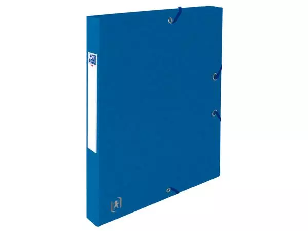 Een Elastobox Oxford Top File+ A4 25mm blauw koop je bij QuickOffice BV