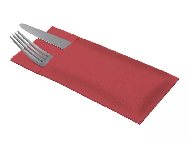 Een Pochette Tork LinStyle® 1-laags 50st duurzaam rood 509604 koop je bij QuickOffice BV
