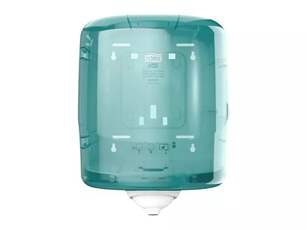 Dispenser Tork Reflex™ M4 performance lijn centerfeed wit/turquoise 473180