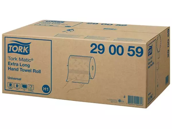 Een Handdoekrol Tork Matic H1 universal, 280m 1laags wit 290059 koop je bij De Rijk Kantoorshop