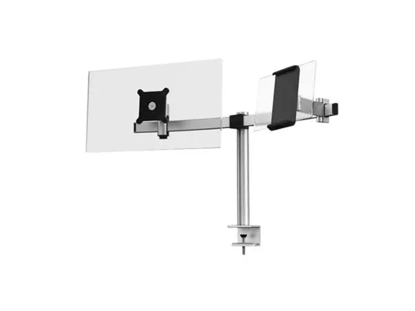 Een Monitorarm Durable met klem voor 1 scherm en 1 tablet koop je bij Clippz! Office Supplies