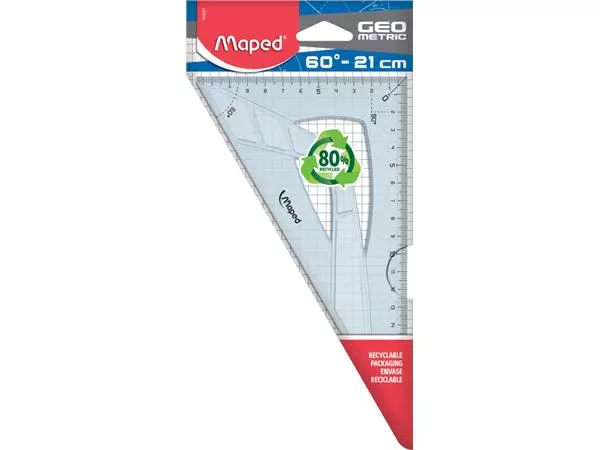 Buy your Tekendriehoek Maped 21cm 60 graden at QuickOffice BV