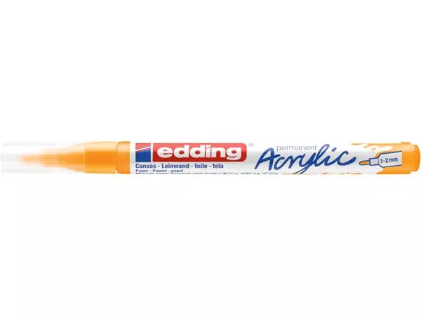 Een Acrylmarker edding e-5300 fijn zonnegeel koop je bij Schellen Boek- en Kantoorboekhandel