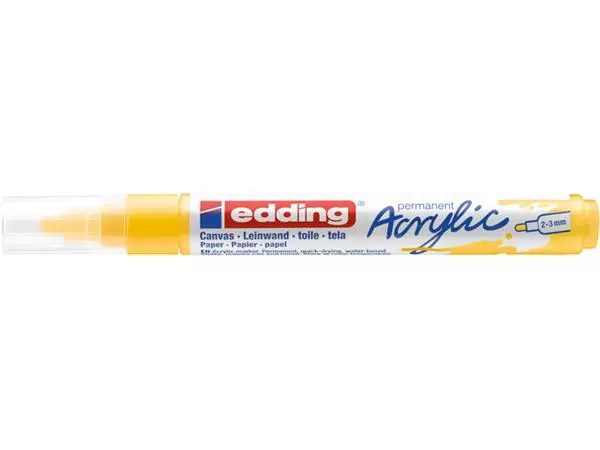 Acrylmarker edding e-5100 medium verkeersgeel