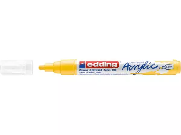 Een Acrylmarker edding e-5100 medium verkeersgeel koop je bij Deska Alles voor Kantoor