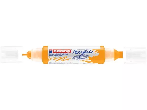 Een Acrylmarker edding e-5400 3D double liner zonnegeel koop je bij De Rijk Kantoorshop