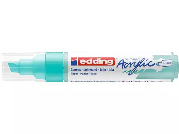 Een Acrylmarker edding e-5000 breed opulent turquois koop je bij Kantorice office & business supplies