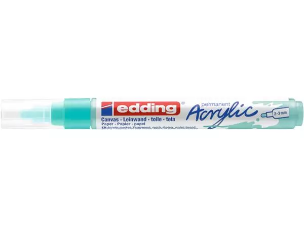 Een Acrylmarker edding e-5100 M opulent turquois koop je bij "De Waal" Kantoor Efficiency