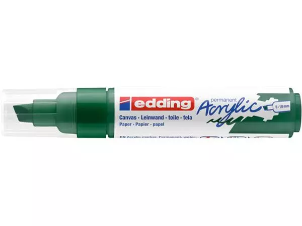 Een Acrylmarker edding e-5000 breed mosgroen koop je bij Deska Alles voor Kantoor