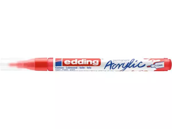 Een Acrylmarker edding e-5300 fijn verkeersrood koop je bij Sysdicom BV