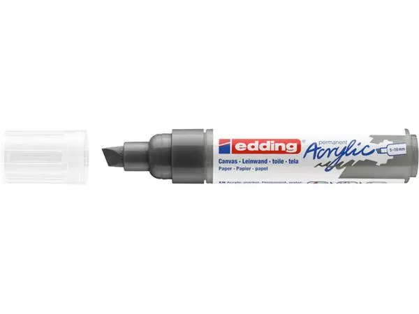 Een Acrylmarker edding e-5000 breed antraciet koop je bij De Rijk Kantoorshop