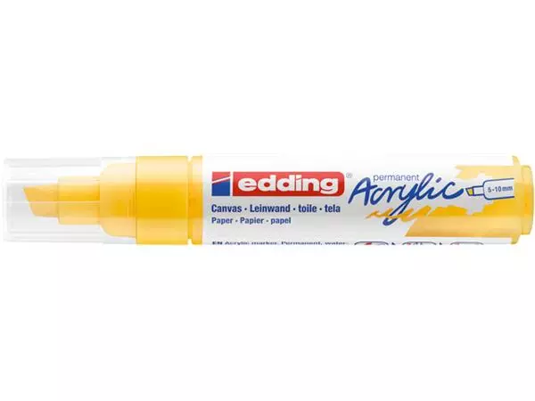 Een Acrylmarker edding e-5000 breed verkeersgeel koop je bij All Office Kuipers BV