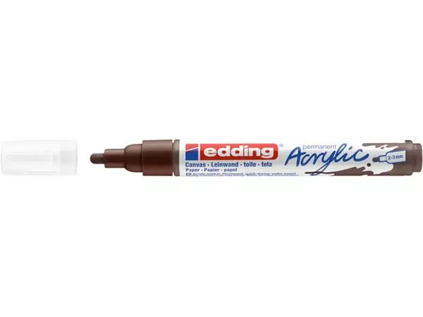 Een Acrylmarker edding e-5100 medium chocoladebruin koop je bij Deska Alles voor Kantoor