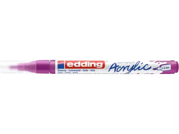 Een Acrylmarker edding e-5300 fijn bessenrood koop je bij iPlusoffice