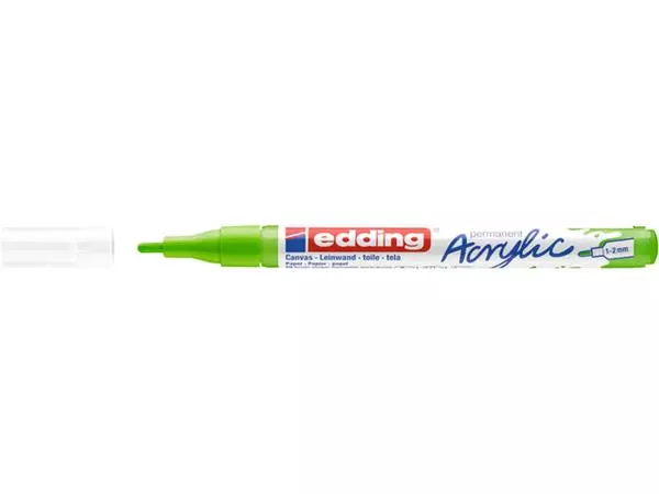 Een Acrylmarker edding e-5300 fijn geelgroen koop je bij De Rijk Kantoorshop