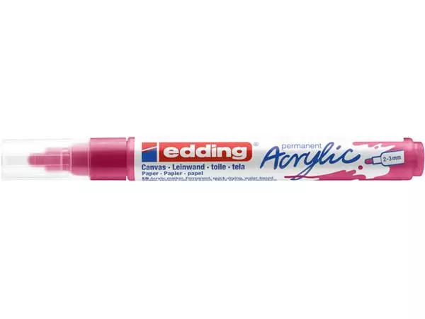 Een Acrylmarker edding e-5100 medium telemagenta koop je bij Peter Wind