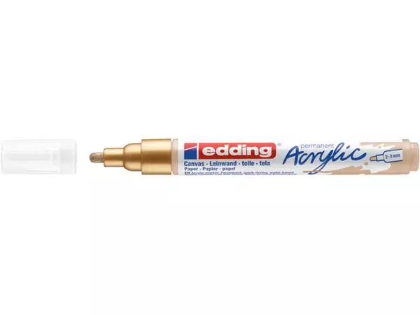 Een Acrylmarker edding e-5100 medium rijkgoud koop je bij All Office Kuipers BV