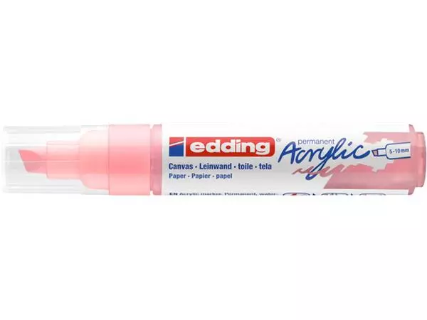 Een Acrylmarker edding e-5000 breed stijlvol mauve koop je bij "De Waal" Kantoor Efficiency