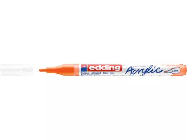 Een Acrylmarker edding e-5300 fijn neon oranje koop je bij De Joma BV