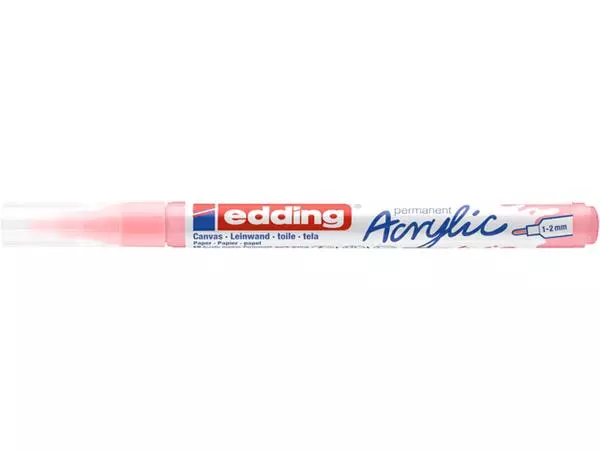 Een Acrylmarker edding e-5300 fijn stijlvol mauve koop je bij Holster Kantoortotaal