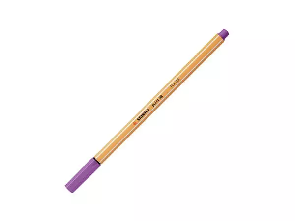 Een Fineliner STABILO point 88/60 violet grisé koop je bij QuickOffice BV