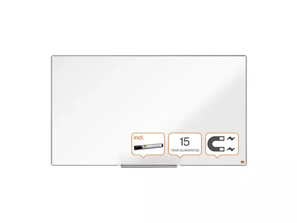 Whiteboard Nobo Impression Pro Widescreen 69x122cm staal