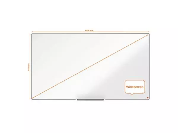 Een Whiteboard Nobo Impression Pro Widescreen 87x155cm emaille koop je bij De Joma BV