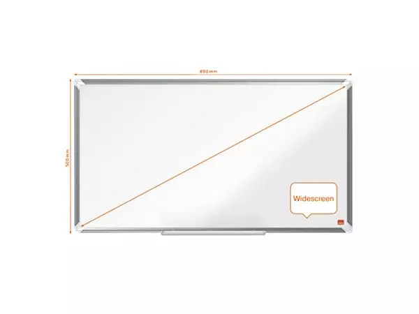 Een Whiteboard Nobo Premium Plus Widescreen 50x89cm emaille koop je bij Sysdicom BV