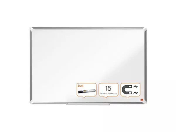 Een Whiteboard Nobo Premium Plus 60x90cm staal koop je bij BeteS