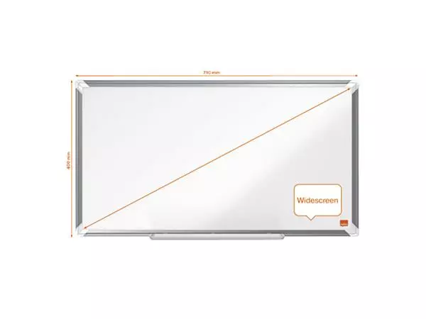 Een Whiteboard Nobo Premium Plus Widescreen 40x71cm emaille koop je bij Peter Wind