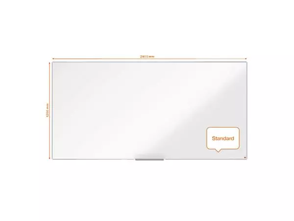 Een Whiteboard Nobo Impression Pro 120x240cm emaille koop je bij Quality Office Supplies