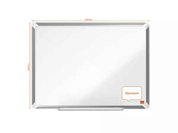 Een Whiteboard Nobo Premium Plus 45x60cm emaille koop je bij De Rijk Kantoorshop