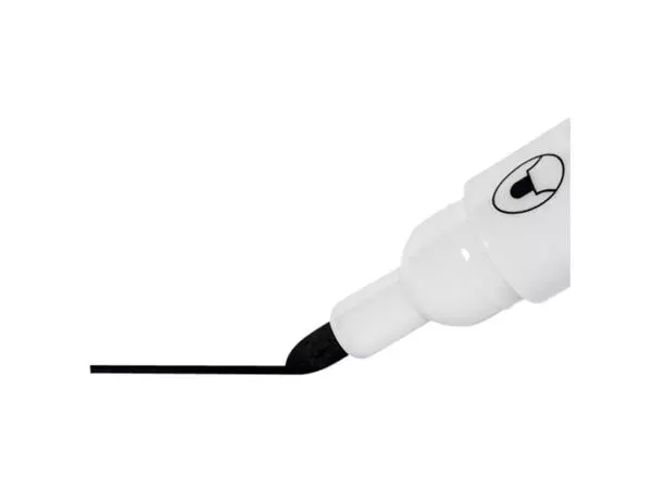 Een Viltstift Nobo whiteboard Glide rond zwart 2mm koop je bij Egner kantoorspecialisten