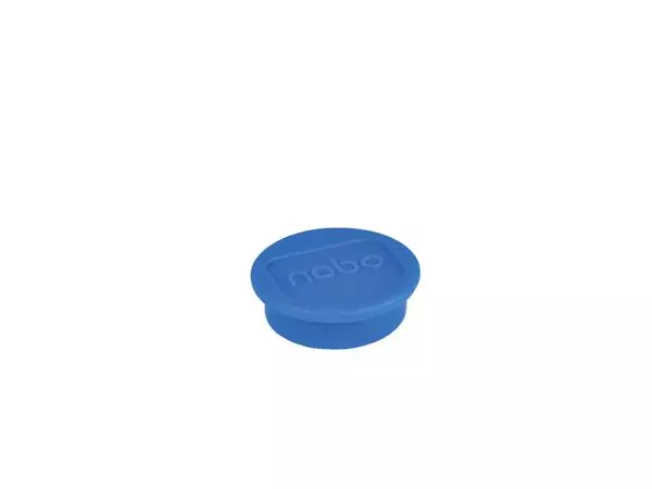 Een Magneet Nobo 13mm 100gr blauw 10 stuks koop je bij Scheepstra Drachten