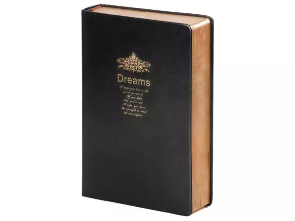 Een Notitieboek Kalpa Dreams 214x145x40mm blanco zwart koop je bij Schellen Boek- en Kantoorboekhandel