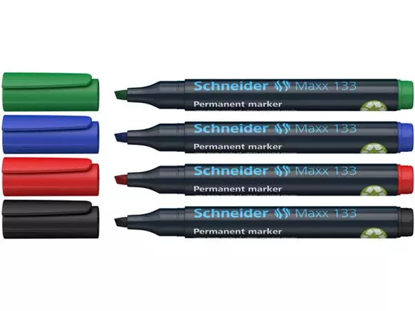 Een Viltstift Schneider Maxx 133 beitel 1-4mm assorti koop je bij All Office Kuipers BV