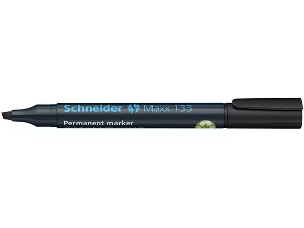 Een Viltstift Schneider Maxx 133 beitel 1-4mm zwart koop je bij All Office Kuipers BV