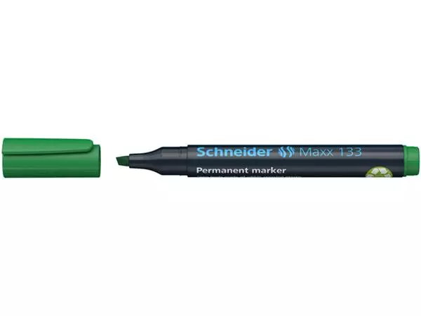 Een Viltstift Schneider Maxx 133 beitel 1-4mm groen koop je bij Romijn Office Supply