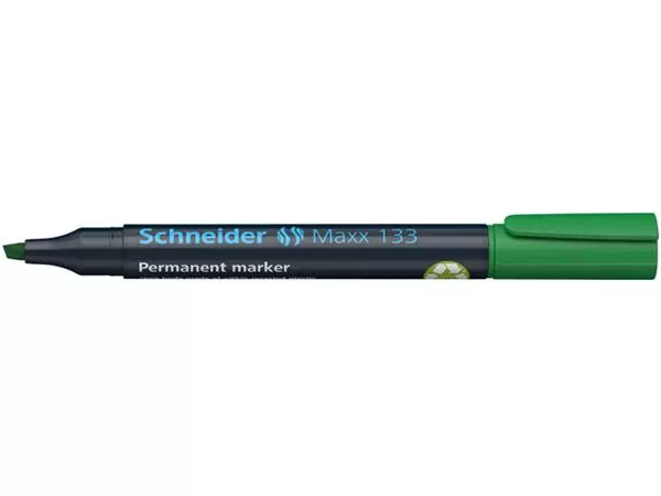 Een Viltstift Schneider Maxx 133 beitel 1-4mm groen koop je bij Continu Kantoor