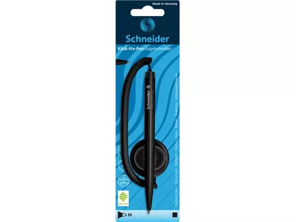 Een Baliebalpen Schneider klick-fix medium zwart blister à 1 stuk koop je bij Clippz! Office Supplies