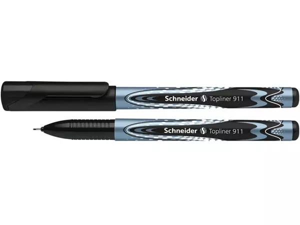 Een Fineliner Schneider Topliner 911 0.4mm zwart koop je bij Peter Wind