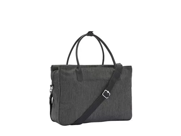 Een Laptoptas Kipling Superworker black peppery koop je bij De Rijk Kantoorshop