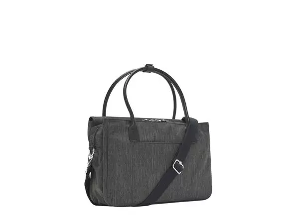 Een Laptoptas Kipling Superworker S black peppery koop je bij De Rijk Kantoorshop