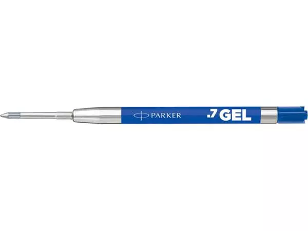 Een Gelschrijvervulling Parker Quink Economic medium blauw blister à 2 stuks koop je bij Peter Wind