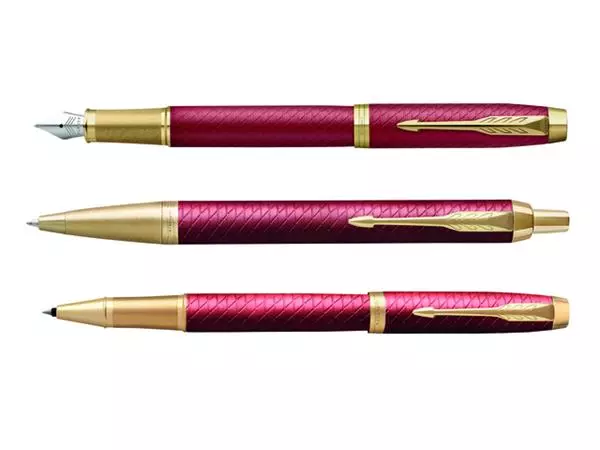 Een Rollerpen Parker IM Premium deep red GT fijn koop je bij iPlusoffice