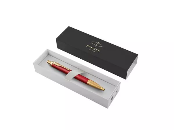 Een Balpen Parker IM Premium deep red medium blister à 1 stuk koop je bij VDB Office Express B.V.