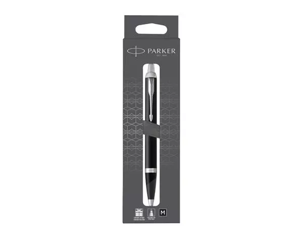 Een Balpen Parker IM matt black CT M blister à 1 stuk koop je bij QuickOffice BV