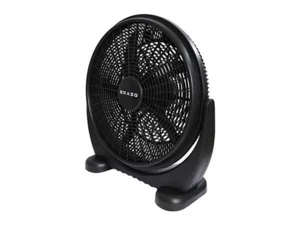 Een Vloerventilator BRASQ Ø 50cm zwart koop je bij De Rijk Kantoorshop